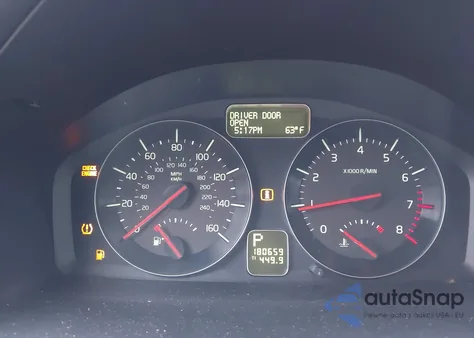 2011 Volvo S40 T5/T5 R-Design z USA, uszkodzony, nr VIN YV1672MSXB2537215